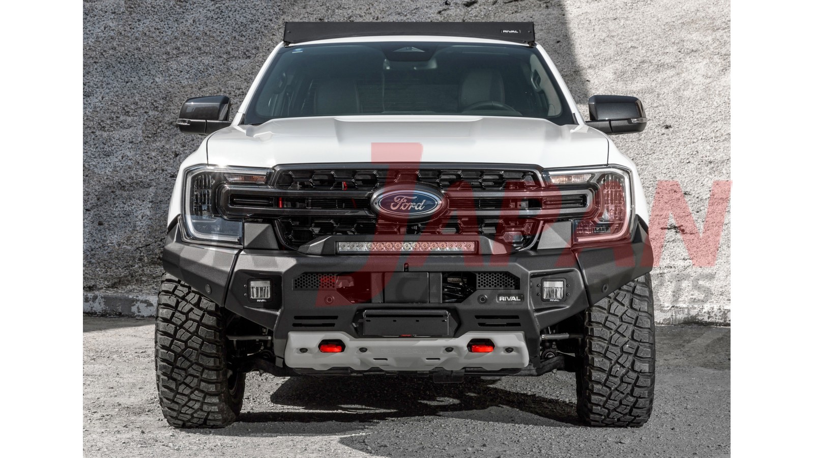 Aluminum front bumper for Ford Ranger 2022+ (Competitive Use) - Rival