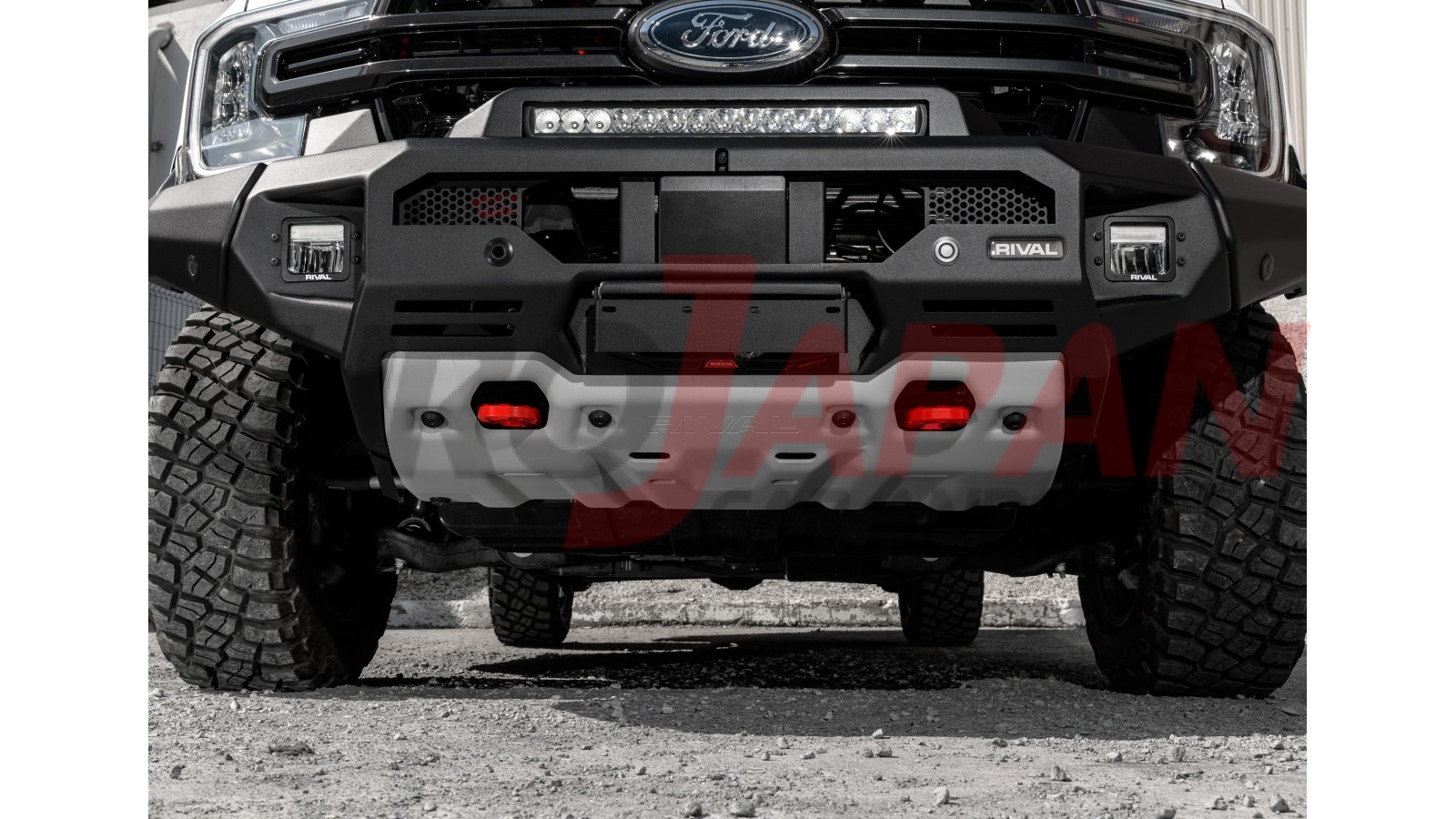 Aluminum front bumper for Ford Ranger 2022+ (Competitive Use) - Rival