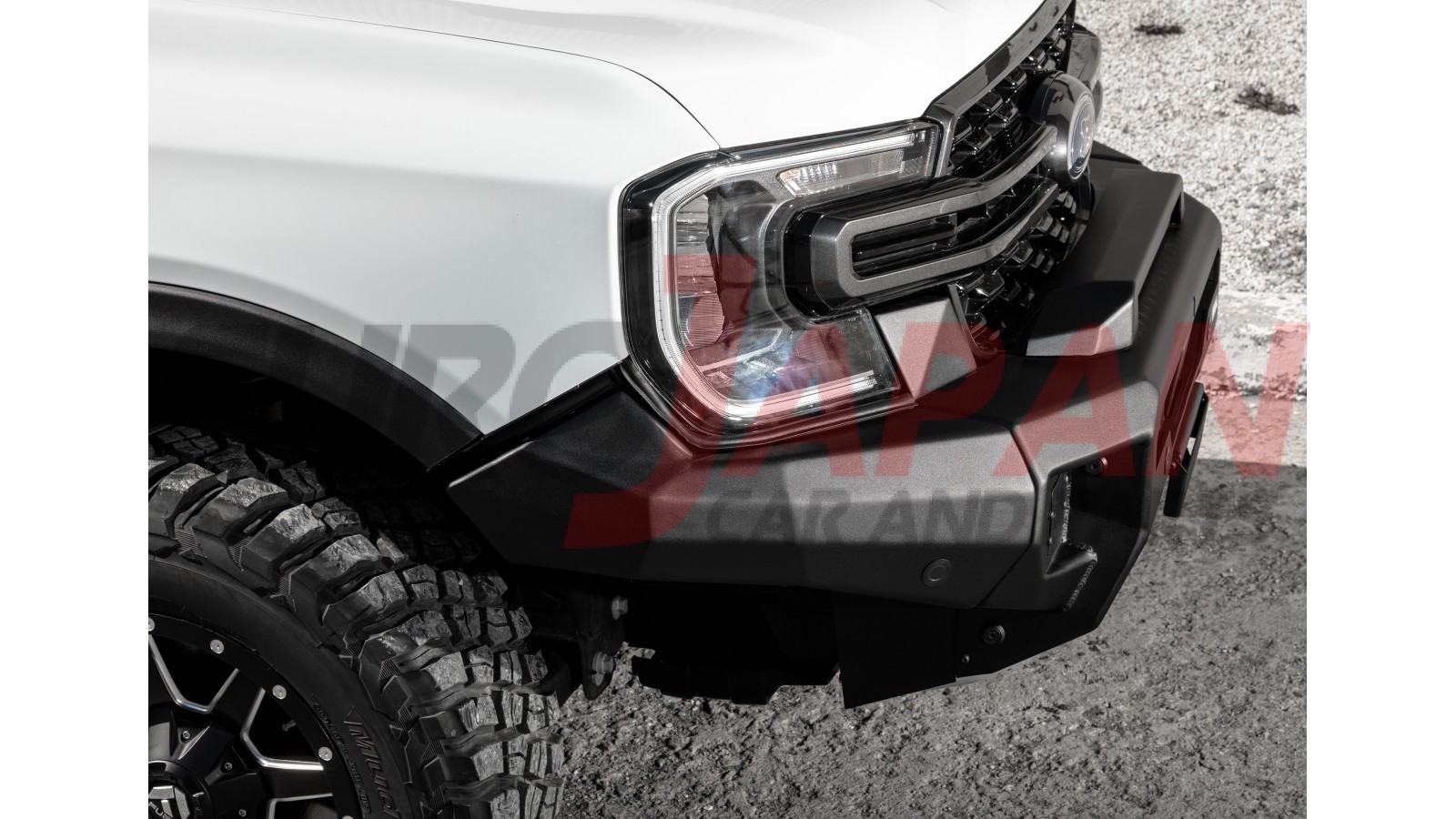 Aluminum front bumper for Ford Ranger 2022+ (Competitive Use) - Rival